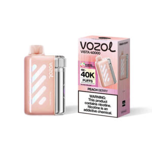 Vozol vista 40000 puff – Peach Berry